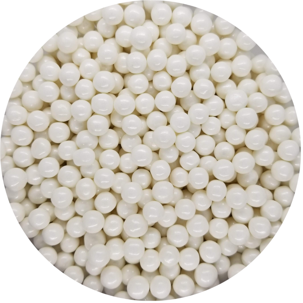 Large White  Sugar Pearls