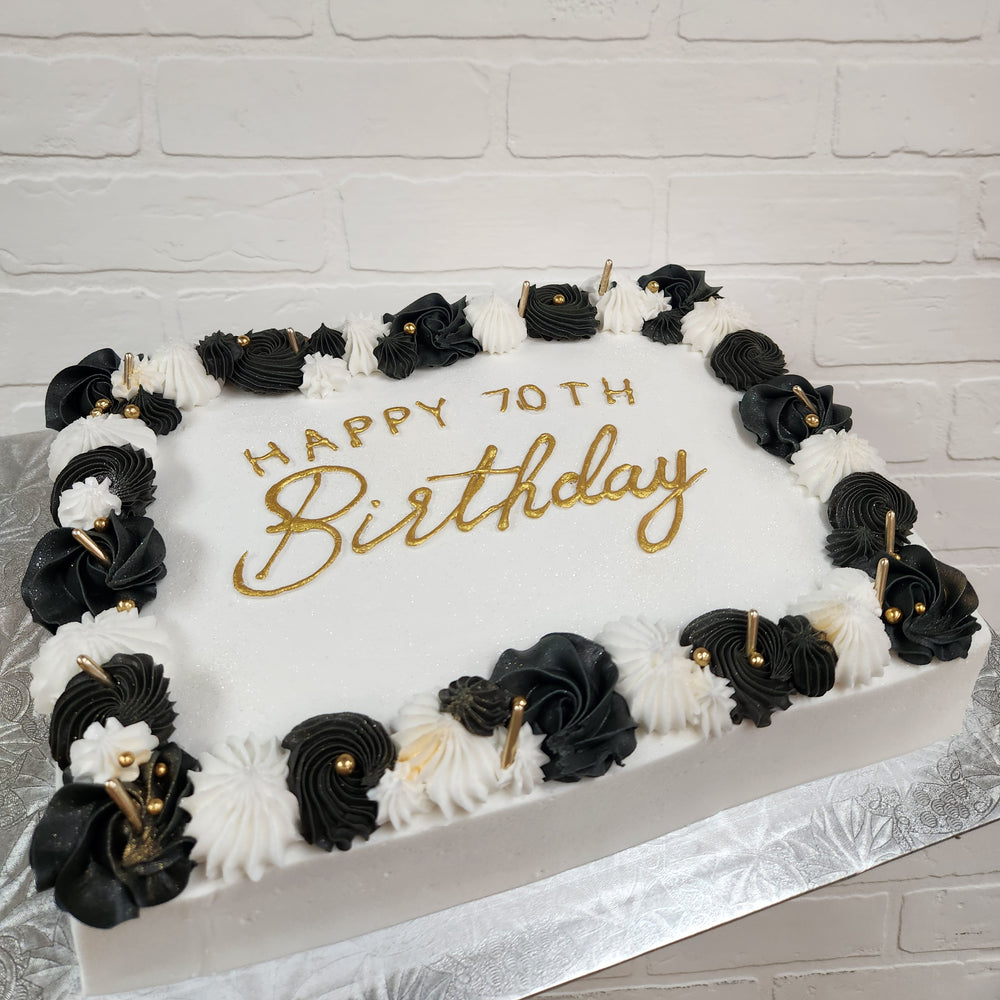Black & White Party Slab