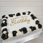 Black & White Party Slab