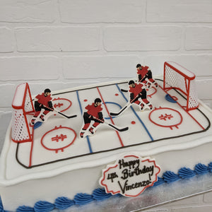 Buttercream Hockey Rink