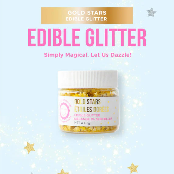 EDIBLE GOLD METALLIC STARS