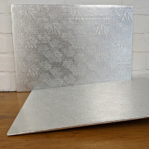 Silver Cake Board - 12x17