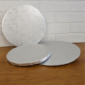 Silver Cake Board Round 1/2"