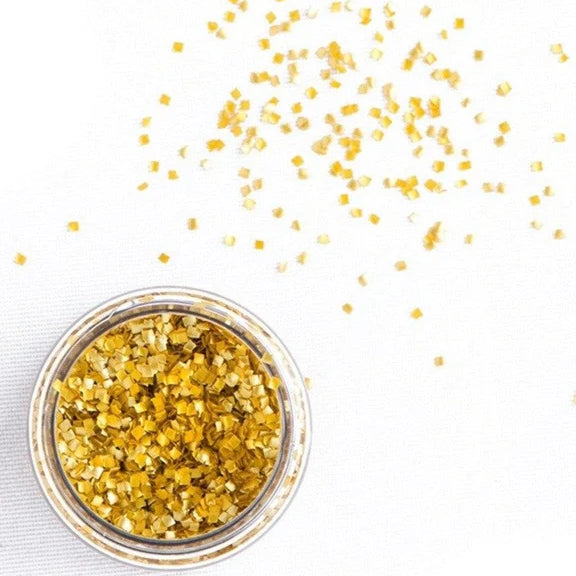 EDIBLE GOLD METALLIC SQUARES