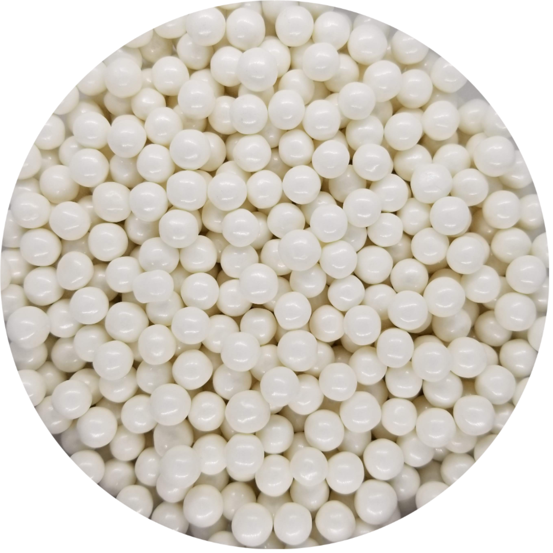 Large White  Sugar Pearls